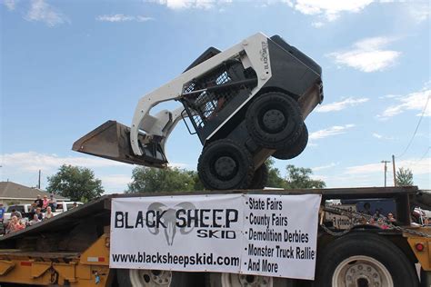 black sheep skid steer|skid steer rodeo video.